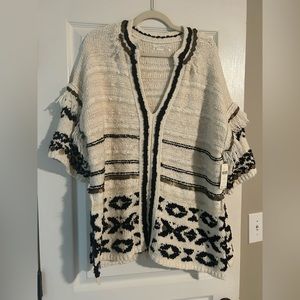 NWT Anthropologie poncho size XS/S